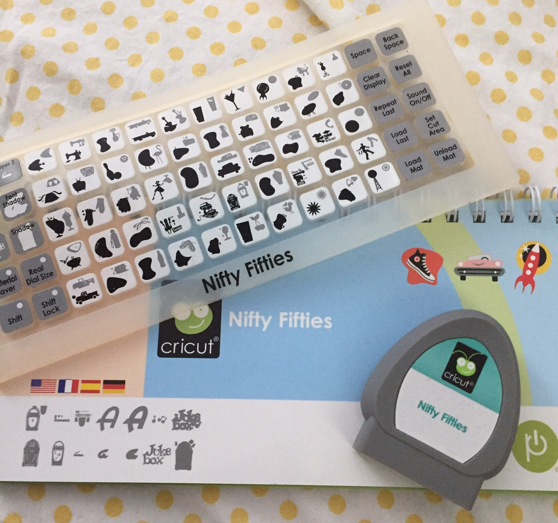 Cricut cartridge Nifty Fifties