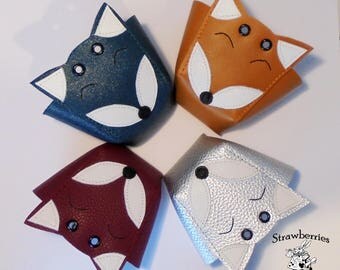 The Foxes Roller Derby Skate Toe Guards in Natural Leather