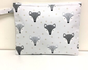 Large size wet bag. 'Silver Fox' Waterproof lining.