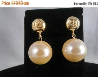 Now On Sale Vintage Givenchy Earrings, Vintage Statement Earrings, Designer Signed Jewelry, Couture Vintage Jewelry