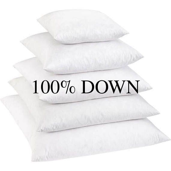 100 Down Pillow Inserts Down Pillows Down Pillow Inserts