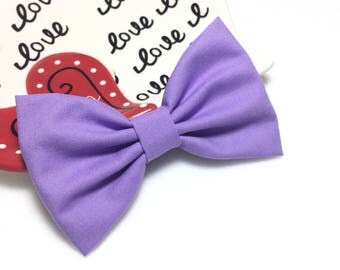 Lavender Hair Bow, Hair Bows For Women, Big Hair Bows, Hair Bow Clip, Lavender Fabric Hair Bow, Hairbows, Kawaii Lavender Hair Bow