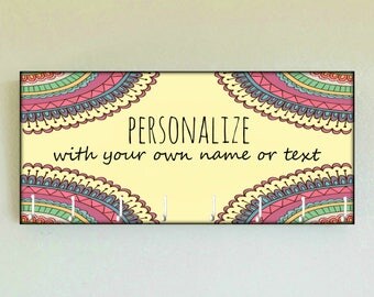 Race Medal Holder /  Race Medal Hanger PERSONALIZED Wood Wall Mounted Wood Organizer. CUSTOMIZATION Available