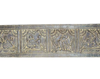 Vintage Carving Headboard Handcarved Kamasutra Spiritual Journey Of Love Decorative Decor, Wall Hanging, Wall Decor