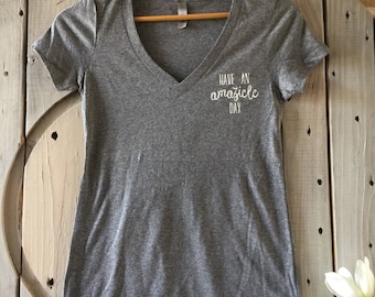 Have An Amazicle Day™ - The Rich Life™ - Deep V-Neck