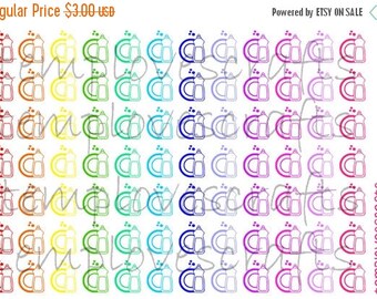 Weekend Sale Dish and Dishsoap Stickers for Erin Condren Life Planner, filofax, kikki k, daytimer, or any planner