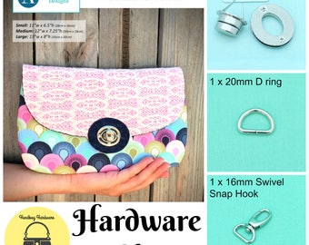 Statement Clutch – Andrie Designs - Hardware Kit
