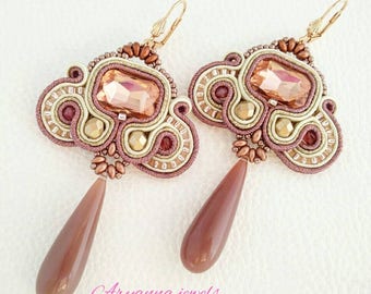 Soutache earring
