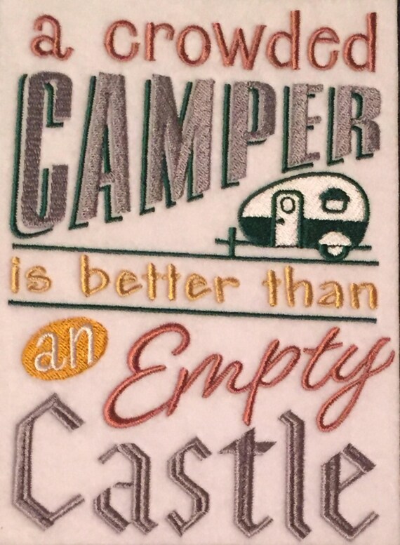 Items Similar To Crowded Camper Empty Castle On Etsy