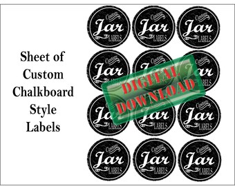 Hot Chocolate Mix Mason Jar Label Printable Sheet Small