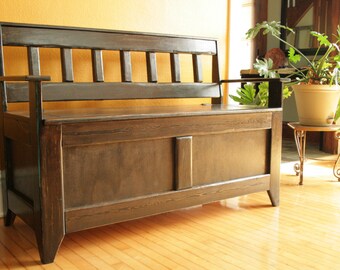 Storage Bench / Mission style/ Christine