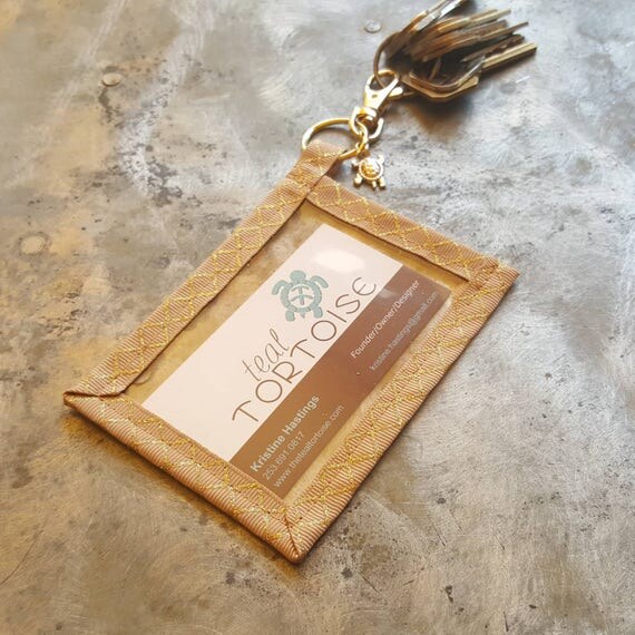 Keyring Business Card Holder Standard size Business Card