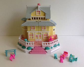 Vintage 1995 Bluebird POLLY POCKET Clubhouse Victorian Mansion