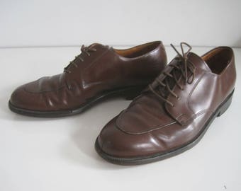 COLE HAAN City Vintage Shoes Mens Size 8 D Brown Leather A2005