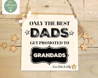 Hallmark Vatertagskarte Für Opa - 'Best Dads Get Promoted To Grandpa' - Inkl. Umschlag