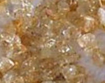 15 chips of citrine Yellow / Gold 5 / 11mm