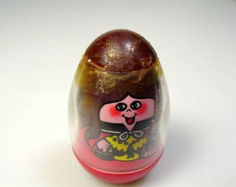 Vintage Weebles Haunted House witch Weebles witch Wobbles 1970's egg shaped toy figure 1970s collectible toy Vintage Hasbro Weebles toy prop