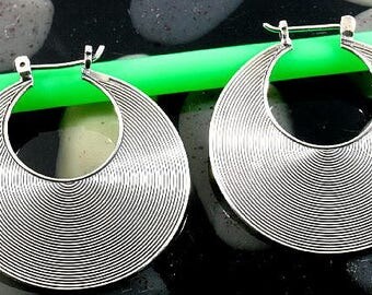 Hoops, 925 sterling silver -- 4489