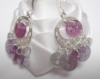 These earrings when a small button is passion