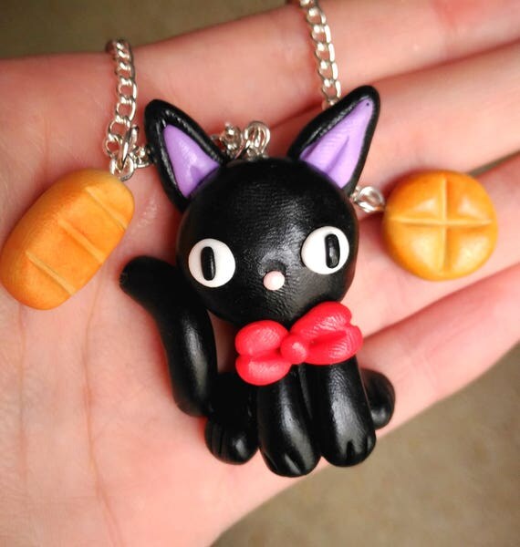 Jiji Gato Collar Nicky aprendiz de bruja Estudio Ghibli Kawaii