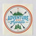 Adventure Awaits Sticker | Waterproof | 2.8" round | FREE Shipping