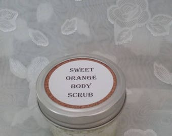 Sweet orange body scrub