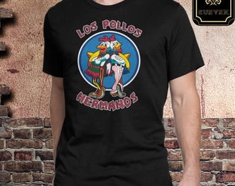 Funny Shirt | Los Pollos Hermanos | Walter White | TV Shows Shirts | Breaking Bad | Free Shipping | Gift for him or Her | Cuevex™ Apparel