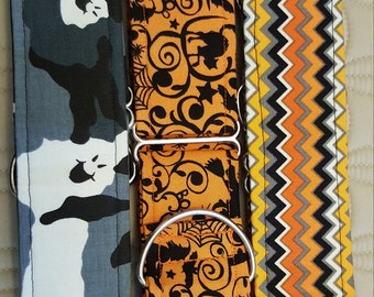 CLEARANCE, Martingale collar, Greyhound collars, Halloween collars