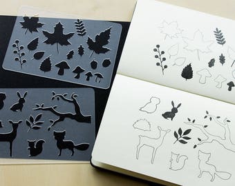 Fall stencils | Etsy