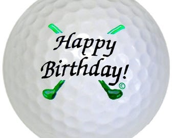 Happy birthday golf | Etsy