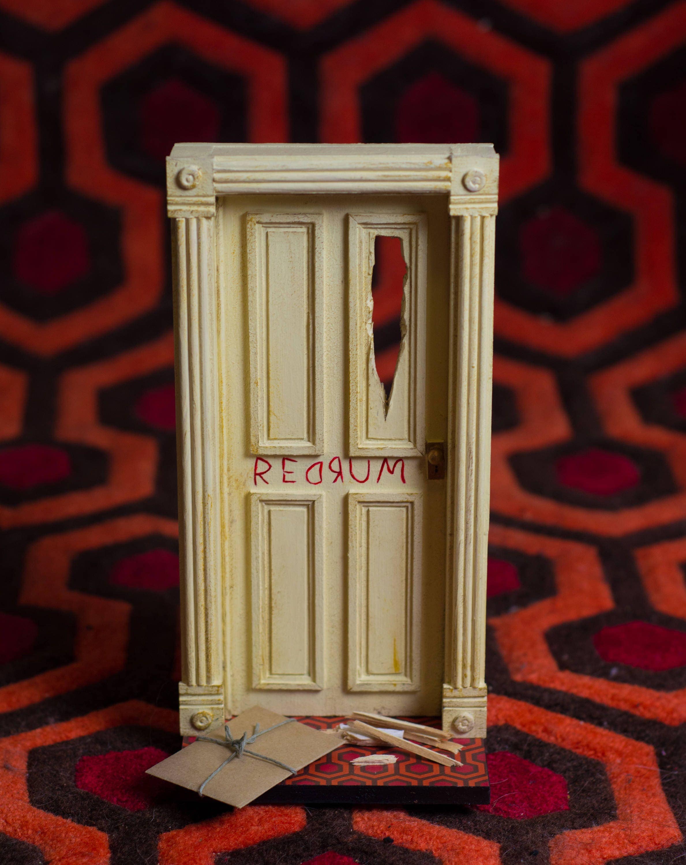 The Shining REDRUM Door Diorama 1/10th Scale