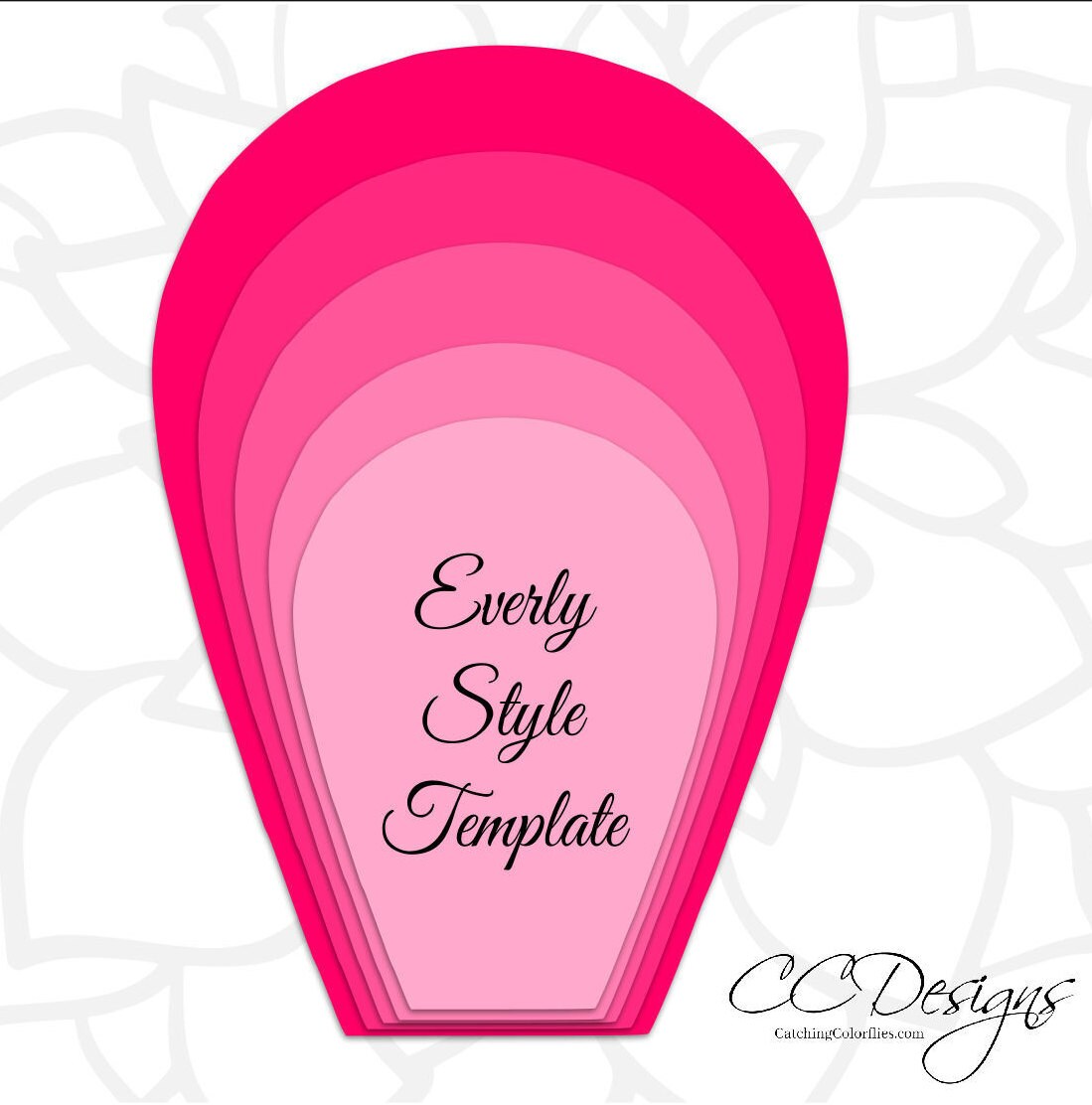 Easy Large Paper Flower Patterns Printable Giant Flower