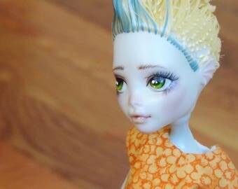 Layla a OOAK Custom Monster High Art Doll by BeBe Blythe Co Monster High Repaint Monster High Custom Monster High Doll Monster High Dolls