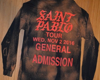 Saint Pablo Tour Vintage Bleached Long Sleeve