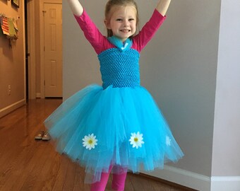 Branch Poppy Tulle Halloween Costume for Kids, Adults, Women, Girls, Toddlers, and Infants