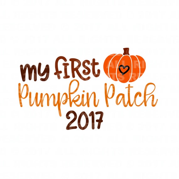 Download My First Pumpkin Patch Halloween Cuttable cut file svg file