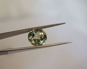 14mm Round Green Amethyst ( Prasiolite ) Loose Gemstone.