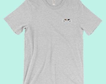 Dan and Phil Emoji Tumblr Aesthetic Shirt Clothing Heather Gray Black or White Minimalist