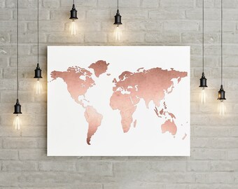 World Wall Art world map poster | etsy World Wall Art world map poster | etsy