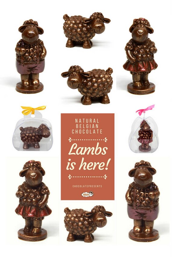 Farming Gift Chocolate Lamb gift sheep gift little lamb baby