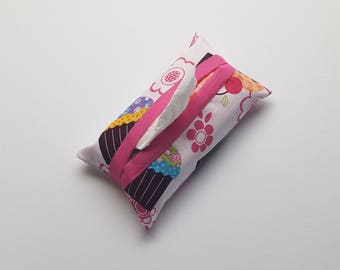 Cupcake fabric tissue holder