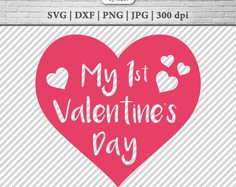 Download First valentines svg | Etsy