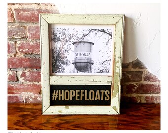 Beautiful Reclaimed Picture Frame with Letter Board, Beadboard Picture Frame, Felt Letter Board, Letterboard, Letter Boards, Letterboards