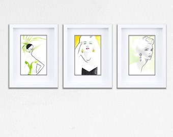 Citrus Squeeze Gift Pack of 3 Individually Framed Limited Edition Prints