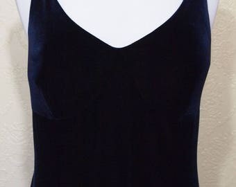 4510657 Anthracite Velour Dress