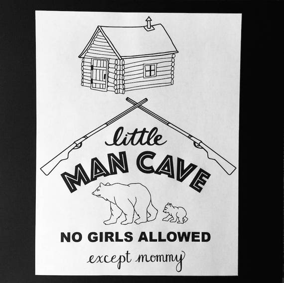 Download Little Man Cave SVG Little boys room svg boys nursery svg