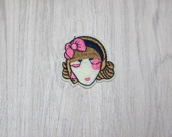 Girl face patch