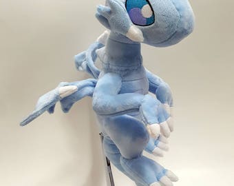 blue eyes white dragon plush toy