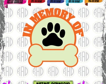 Download Pet memorial svg | Etsy