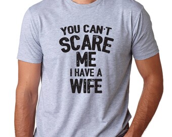 Funny Redhead Wife T-Shirt - 'You Can't Scare Me My Wife Is A Redhead' Unisex Tee For Men And Women - View #4